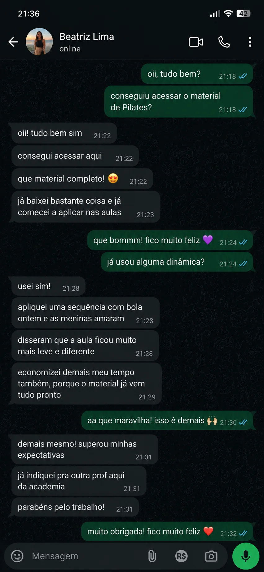 Depoimento de professora 4